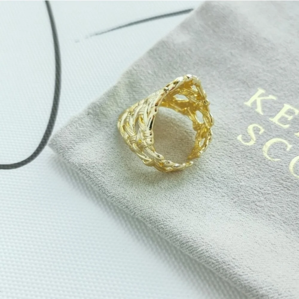Kendra Scott Natalie Gold Statement Ring